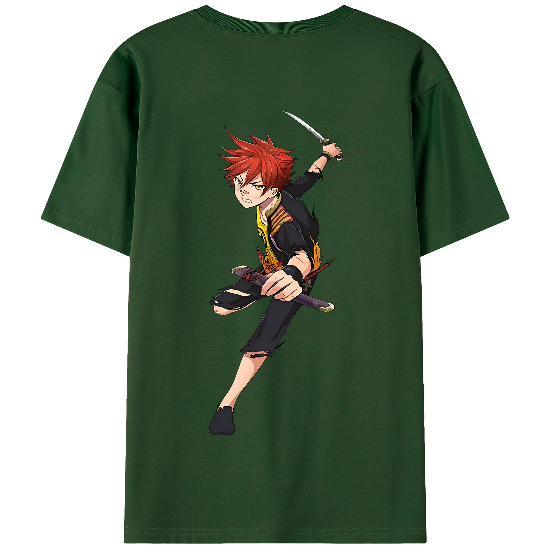 （画像用） 刀剣乱舞 Touken Ranbu 綿100％半袖Tシャツ（背面プリント）